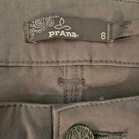Prana Women's Grey Convertible Hiking Pants - Picture 2 of 7